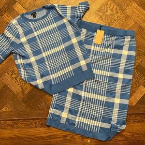 Halogen skirt and top!